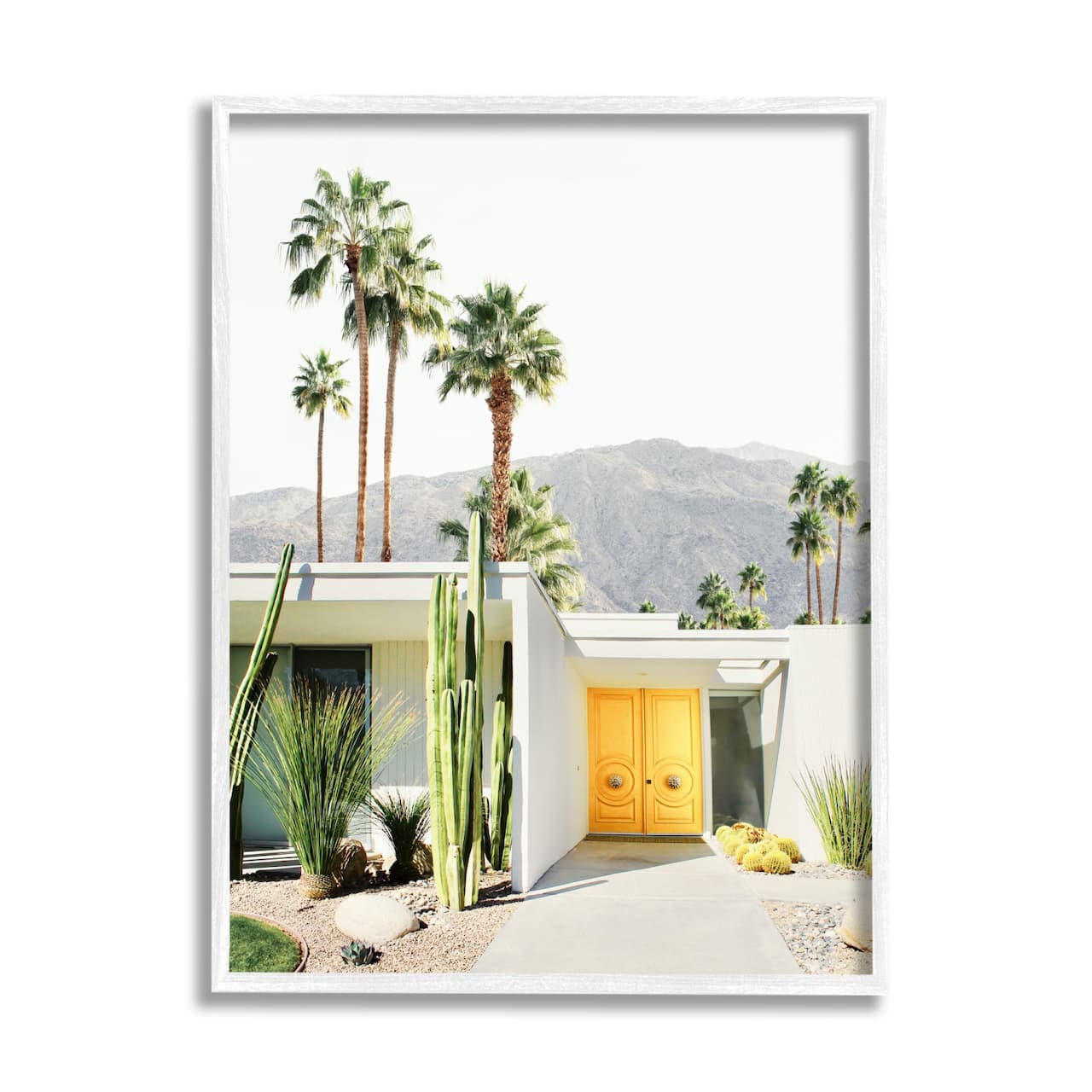 Stupell Industries Palm Springs House Photography Framed Giclee Art